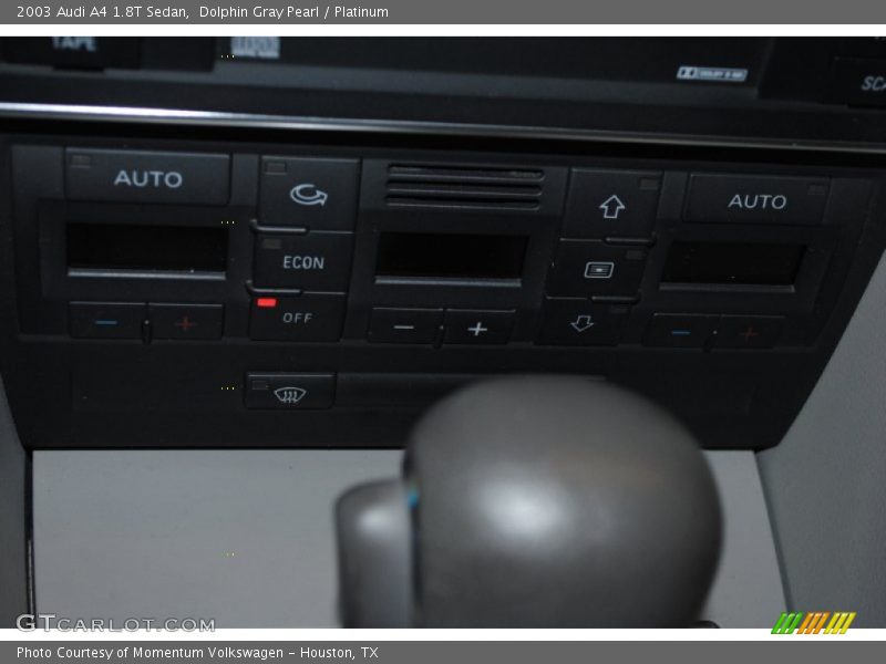 Dolphin Gray Pearl / Platinum 2003 Audi A4 1.8T Sedan