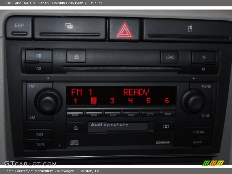 Dolphin Gray Pearl / Platinum 2003 Audi A4 1.8T Sedan