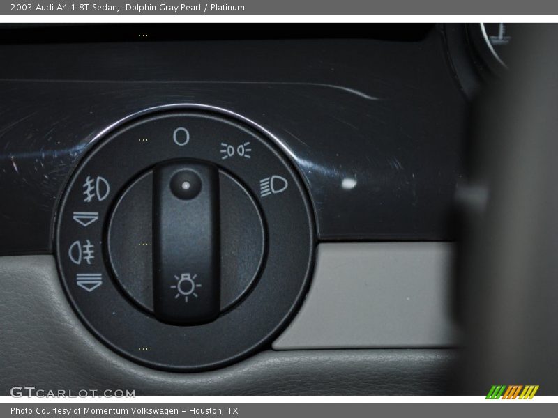 Dolphin Gray Pearl / Platinum 2003 Audi A4 1.8T Sedan