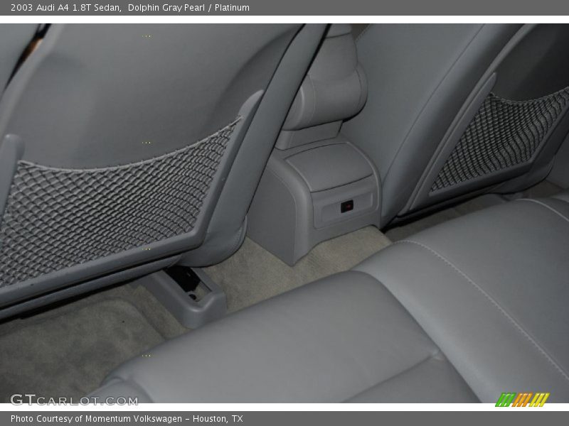 Dolphin Gray Pearl / Platinum 2003 Audi A4 1.8T Sedan