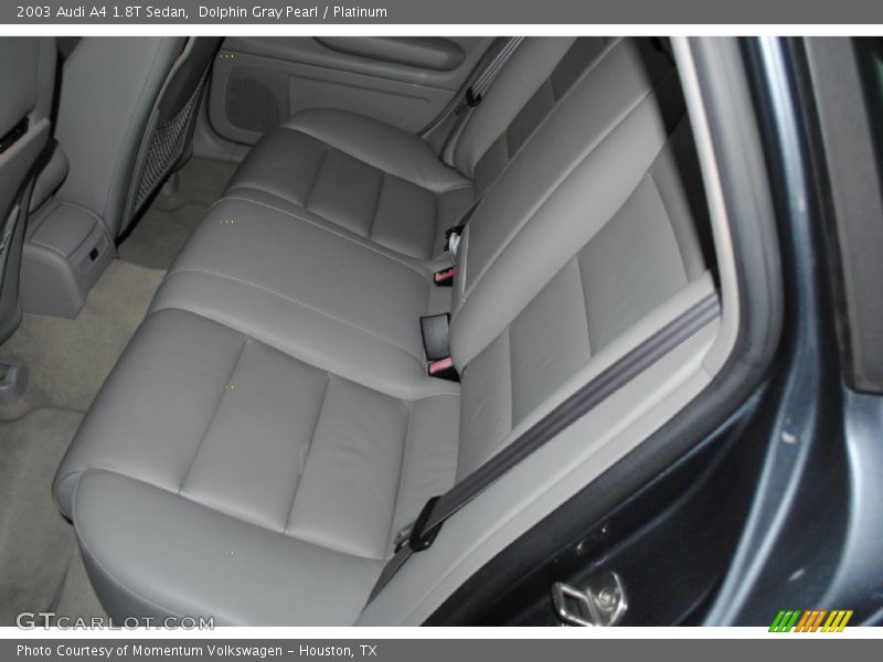 Dolphin Gray Pearl / Platinum 2003 Audi A4 1.8T Sedan
