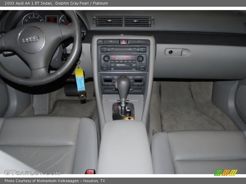 Dolphin Gray Pearl / Platinum 2003 Audi A4 1.8T Sedan