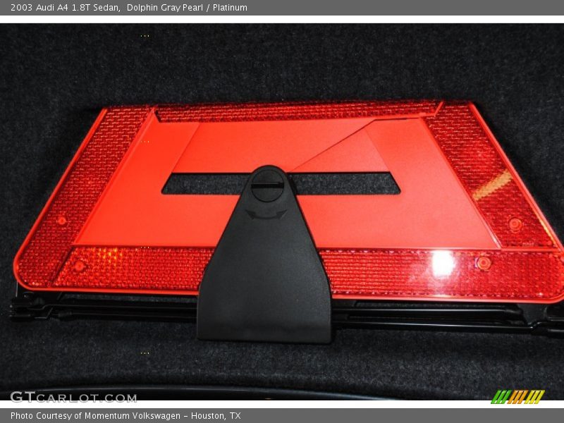 Dolphin Gray Pearl / Platinum 2003 Audi A4 1.8T Sedan