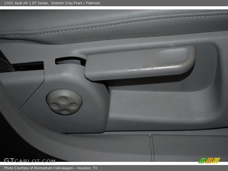 Dolphin Gray Pearl / Platinum 2003 Audi A4 1.8T Sedan