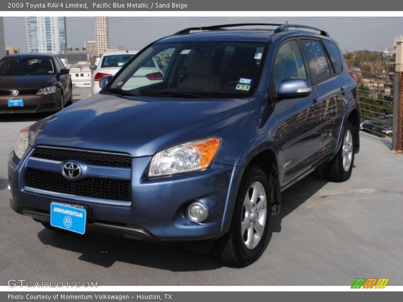 Pacific Blue Metallic / Sand Beige 2009 Toyota RAV4 Limited