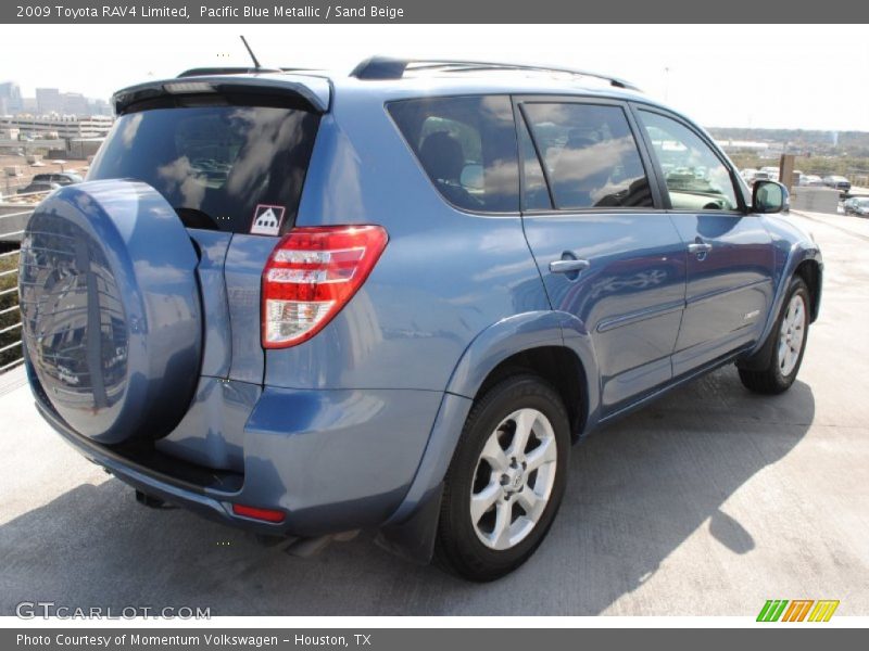 Pacific Blue Metallic / Sand Beige 2009 Toyota RAV4 Limited