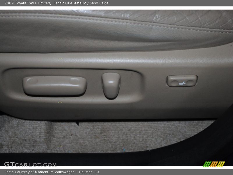 Pacific Blue Metallic / Sand Beige 2009 Toyota RAV4 Limited