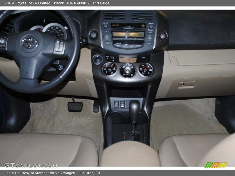 Pacific Blue Metallic / Sand Beige 2009 Toyota RAV4 Limited