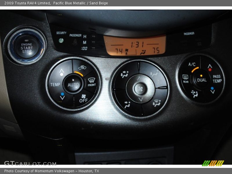 Pacific Blue Metallic / Sand Beige 2009 Toyota RAV4 Limited