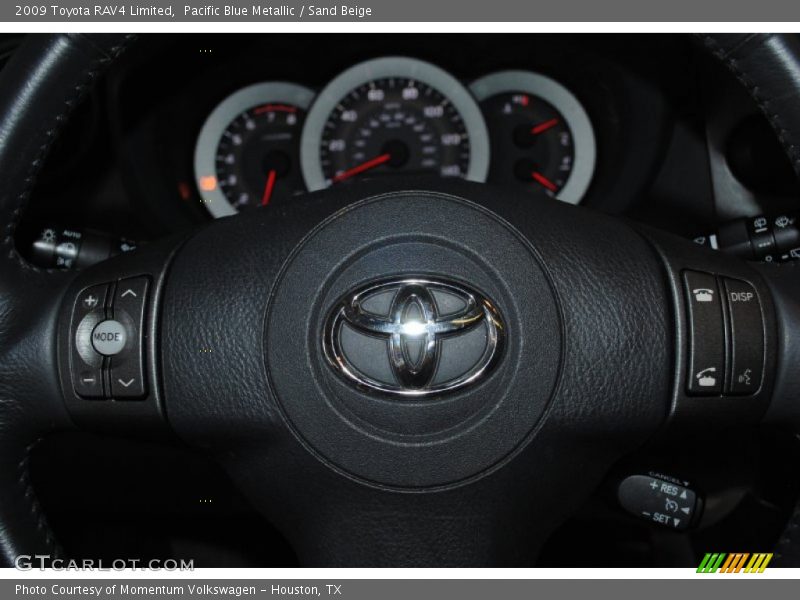 Pacific Blue Metallic / Sand Beige 2009 Toyota RAV4 Limited