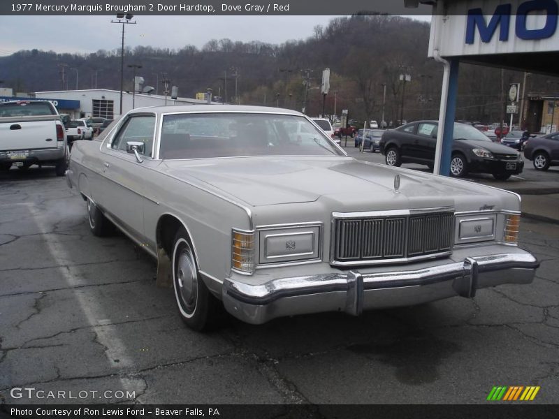 Dove Gray / Red 1977 Mercury Marquis Brougham 2 Door Hardtop