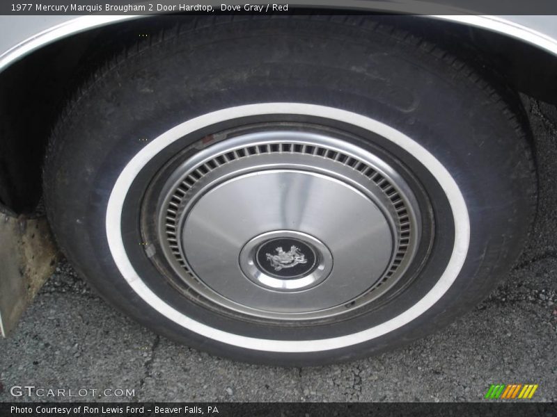 Dove Gray / Red 1977 Mercury Marquis Brougham 2 Door Hardtop