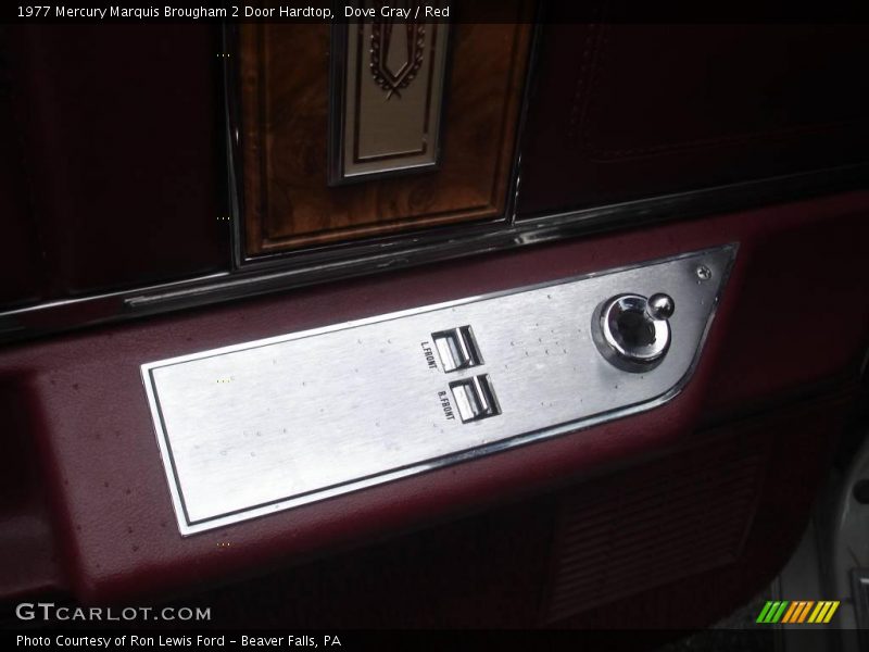 Dove Gray / Red 1977 Mercury Marquis Brougham 2 Door Hardtop