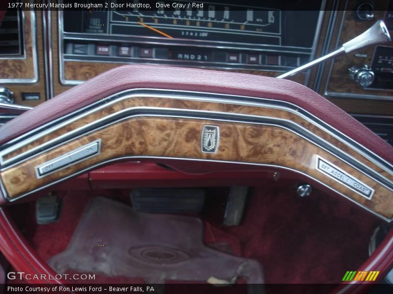Dove Gray / Red 1977 Mercury Marquis Brougham 2 Door Hardtop