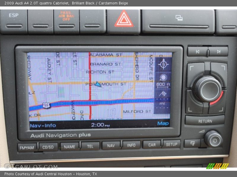 Navigation of 2009 A4 2.0T quattro Cabriolet