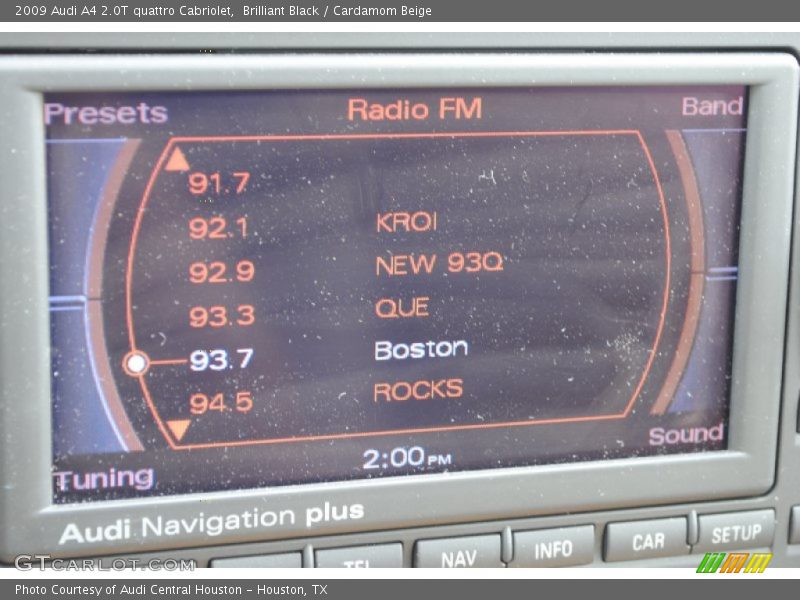Brilliant Black / Cardamom Beige 2009 Audi A4 2.0T quattro Cabriolet