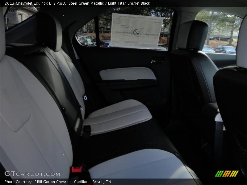 Steel Green Metallic / Light Titanium/Jet Black 2013 Chevrolet Equinox LTZ AWD