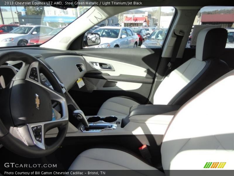 Steel Green Metallic / Light Titanium/Jet Black 2013 Chevrolet Equinox LTZ AWD