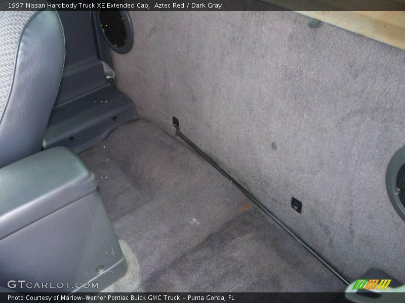 Aztec Red / Dark Gray 1997 Nissan Hardbody Truck XE Extended Cab