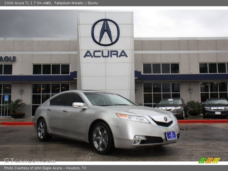Palladium Metallic / Ebony 2009 Acura TL 3.7 SH-AWD