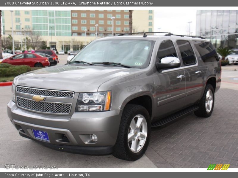 Graystone Metallic / Light Cashmere/Ebony 2008 Chevrolet Suburban 1500 LTZ 4x4