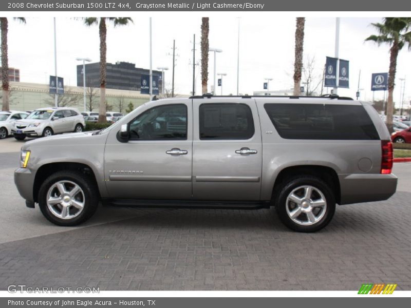 Graystone Metallic / Light Cashmere/Ebony 2008 Chevrolet Suburban 1500 LTZ 4x4