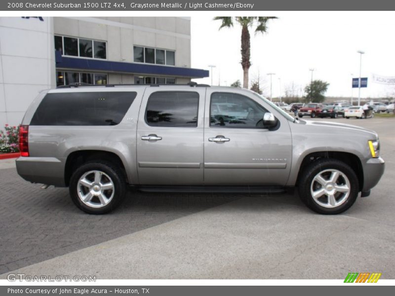 Graystone Metallic / Light Cashmere/Ebony 2008 Chevrolet Suburban 1500 LTZ 4x4