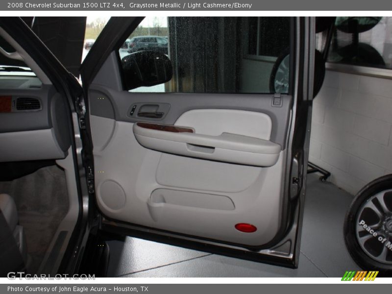 Graystone Metallic / Light Cashmere/Ebony 2008 Chevrolet Suburban 1500 LTZ 4x4