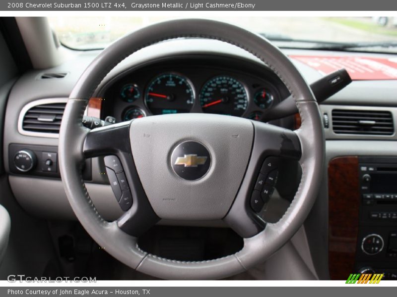 Graystone Metallic / Light Cashmere/Ebony 2008 Chevrolet Suburban 1500 LTZ 4x4