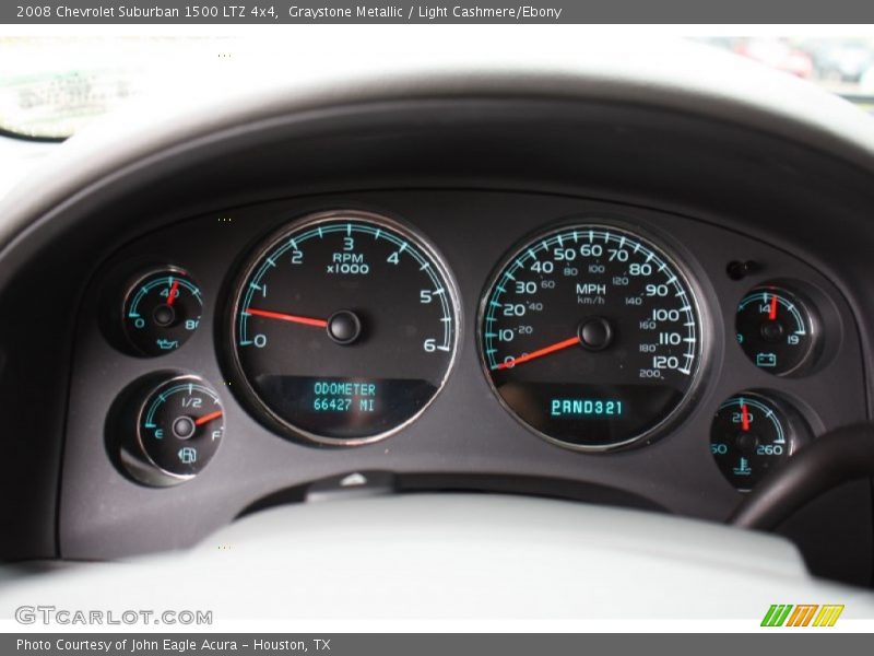 Graystone Metallic / Light Cashmere/Ebony 2008 Chevrolet Suburban 1500 LTZ 4x4