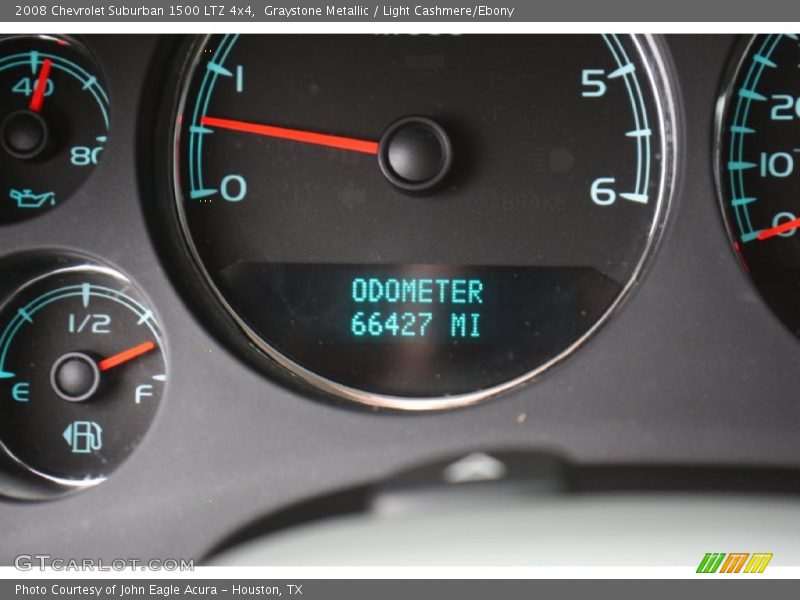 Graystone Metallic / Light Cashmere/Ebony 2008 Chevrolet Suburban 1500 LTZ 4x4