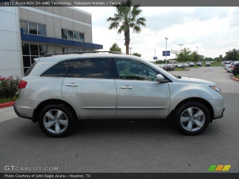 Palladium Metallic / Taupe 2012 Acura MDX SH-AWD Technology