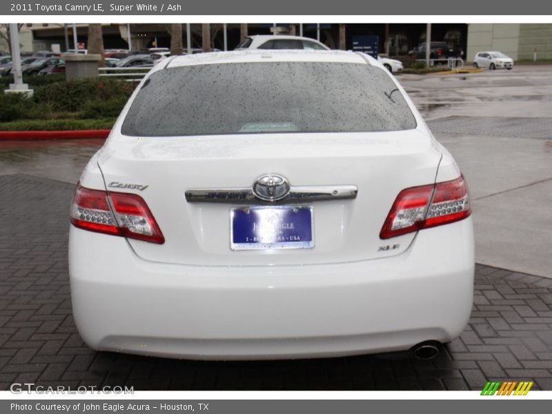 Super White / Ash 2011 Toyota Camry LE