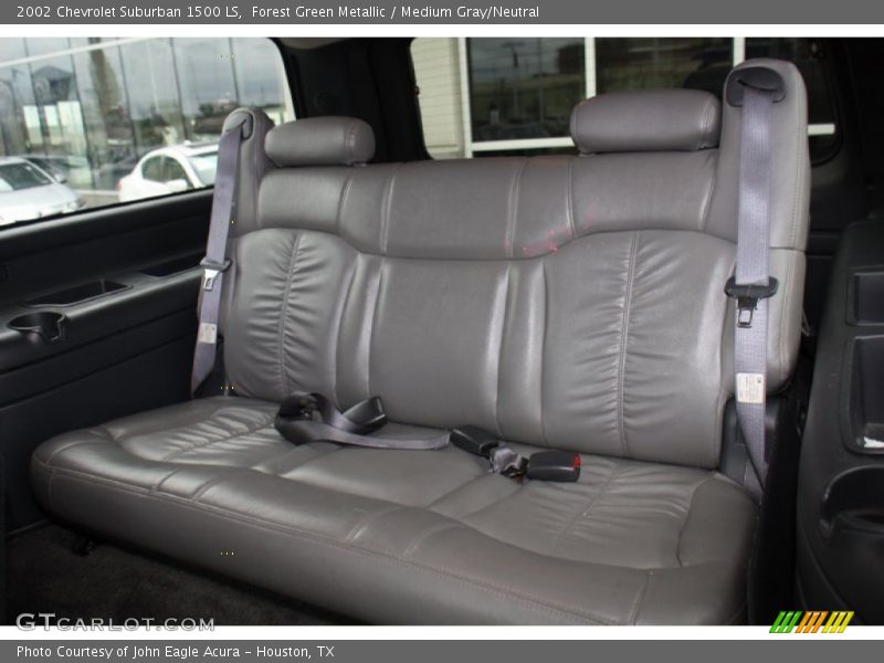 Forest Green Metallic / Medium Gray/Neutral 2002 Chevrolet Suburban 1500 LS