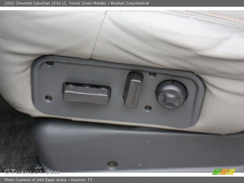 Forest Green Metallic / Medium Gray/Neutral 2002 Chevrolet Suburban 1500 LS