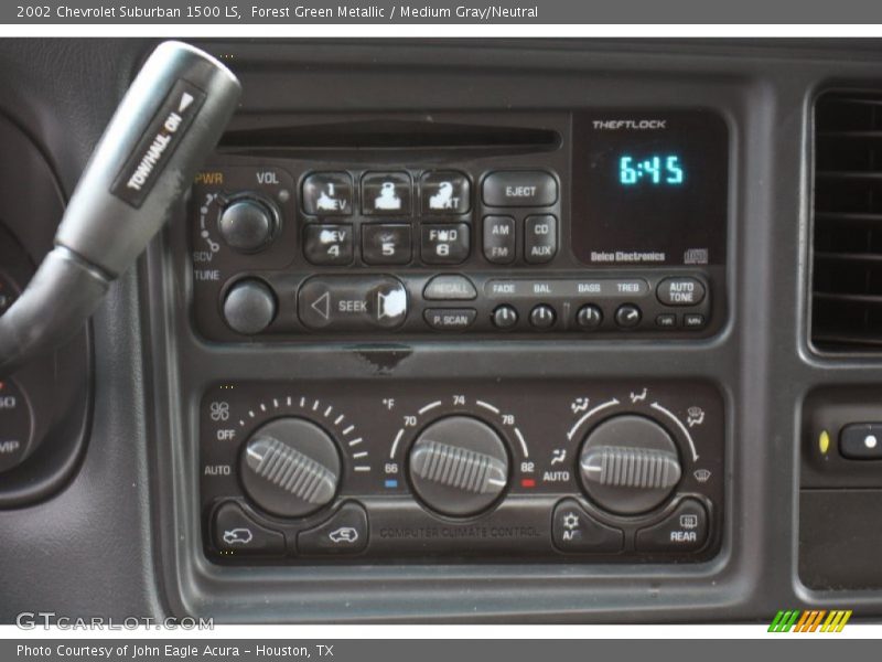 Forest Green Metallic / Medium Gray/Neutral 2002 Chevrolet Suburban 1500 LS