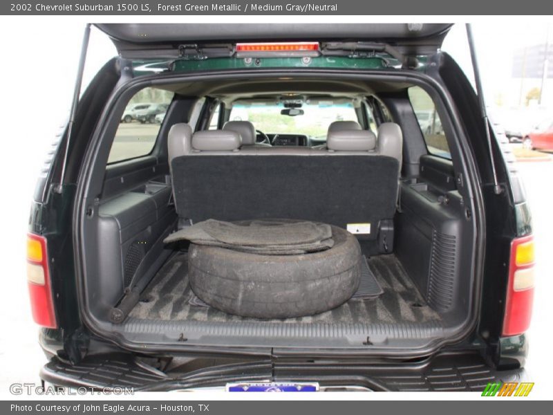 Forest Green Metallic / Medium Gray/Neutral 2002 Chevrolet Suburban 1500 LS