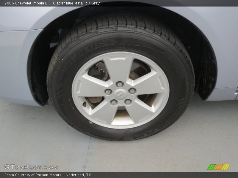 Glacier Blue Metallic / Gray 2006 Chevrolet Impala LT