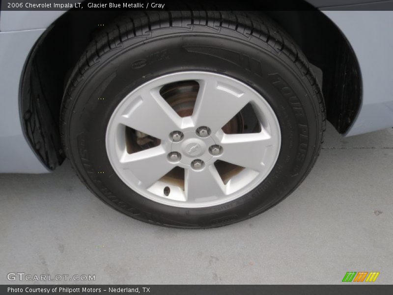 Glacier Blue Metallic / Gray 2006 Chevrolet Impala LT