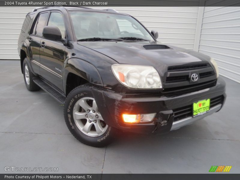 Black / Dark Charcoal 2004 Toyota 4Runner Sport Edition