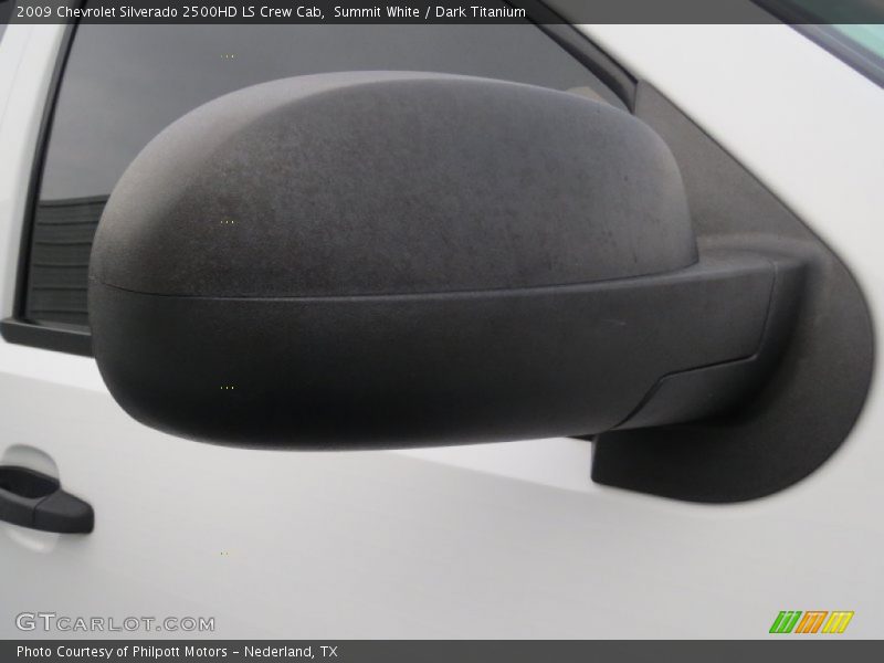 Summit White / Dark Titanium 2009 Chevrolet Silverado 2500HD LS Crew Cab