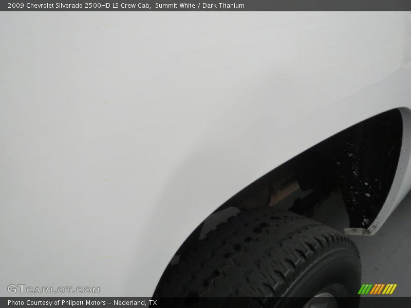 Summit White / Dark Titanium 2009 Chevrolet Silverado 2500HD LS Crew Cab