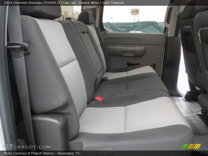 Rear Seat of 2009 Silverado 2500HD LS Crew Cab