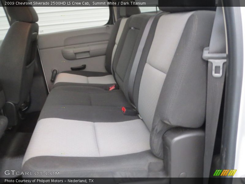 Rear Seat of 2009 Silverado 2500HD LS Crew Cab