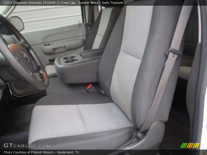 Summit White / Dark Titanium 2009 Chevrolet Silverado 2500HD LS Crew Cab