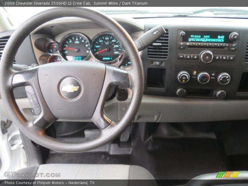 Dashboard of 2009 Silverado 2500HD LS Crew Cab