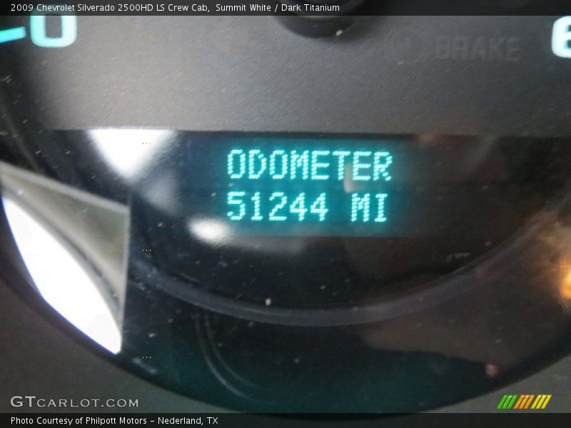 Summit White / Dark Titanium 2009 Chevrolet Silverado 2500HD LS Crew Cab