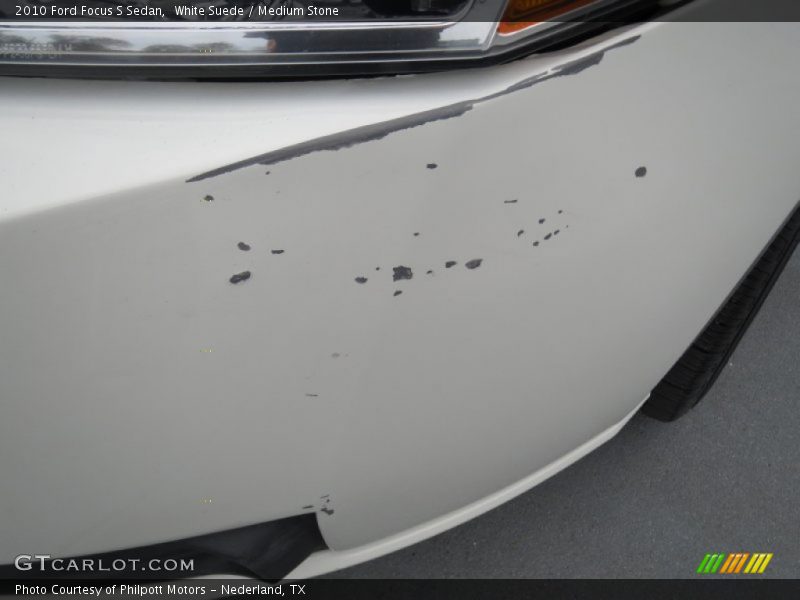 White Suede / Medium Stone 2010 Ford Focus S Sedan