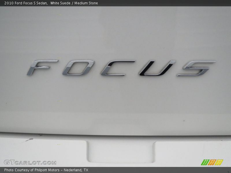 White Suede / Medium Stone 2010 Ford Focus S Sedan