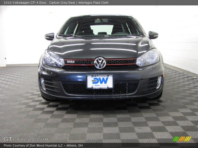 Carbon Grey Steel / Interlagos Plaid Cloth 2010 Volkswagen GTI 4 Door